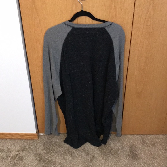 Mens Foundry plus size long sleeve sweater - Picture 3 of 3